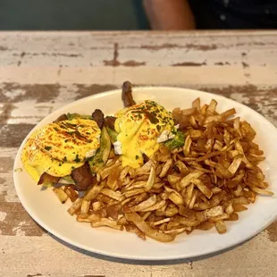 Bacon Avocado Benedict