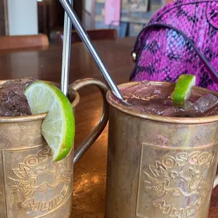 Delicious Mojito, and I absolutely love the straws!