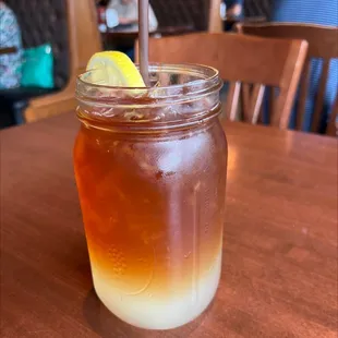 Arnold Palmer in an awesome mason jar