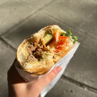 Pork bahn mi