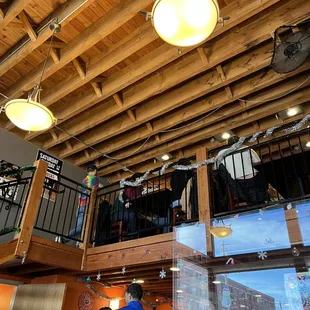 View of upper seating.