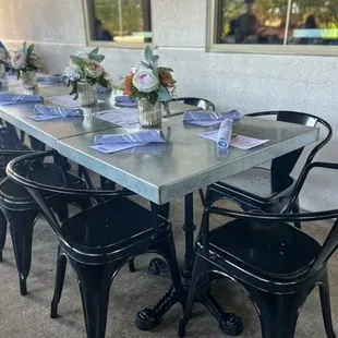 Special events set up for brunch and after hours parties.