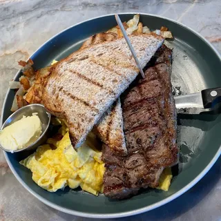 NEW YORK STEAK & EGGS