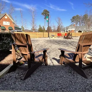 two chairs facing each other