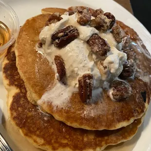 Pumpkin Pancake w/ Candied Pecans