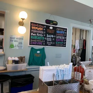 Counter menu