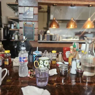 The bar view