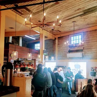 Inside dining area