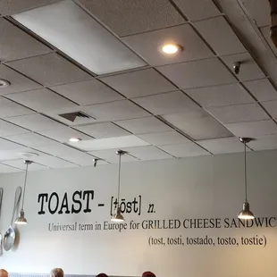 Inside of the restaurant