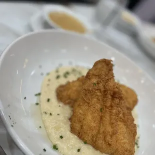 Fish and grits