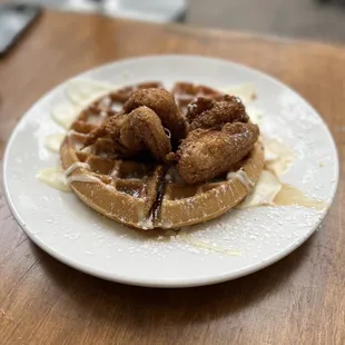 Chicken and waffles