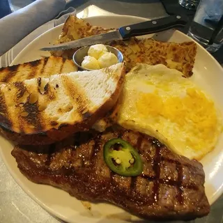 NEW YORK STEAK & EGGS