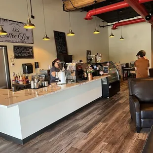 Another view of the coffee Café area