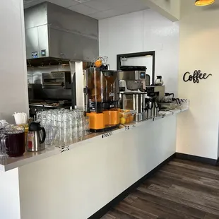 Servers area, organized, clean, and neat