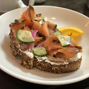 Smoked Salmon Toast
