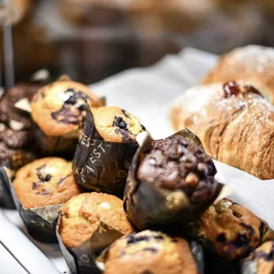 a variety of pastries