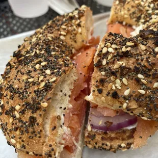 The Normandi Lox Sandwich