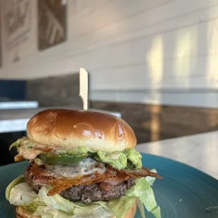 Dinner menu: Panama Heat Wave Burger
