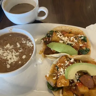 Breakfast Veggie Tacos