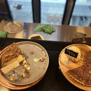 Coffee cake on the left - I plan on trying this soon!