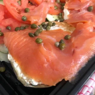 Bagel Plate with Lox