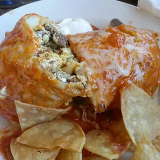 Steak Eggs Breakfast Burrito