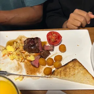 Steak and Eggs*