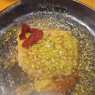Coconut Pistachio Kanafee