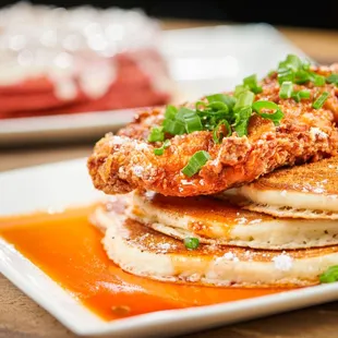 chicken wings and fried chicken, food