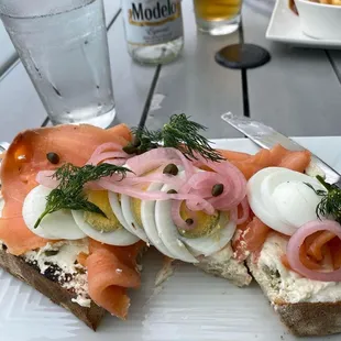 Salmon Toast