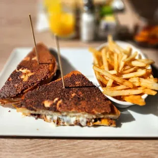 Smoked Brisket Melt. Hubby liked but bread was a little too crispy.