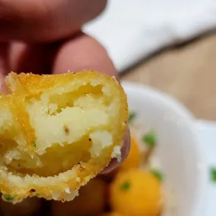 Inside of potatoes