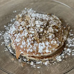 Coffee cake pancakes