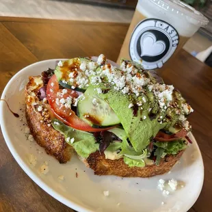 Garden toast - super fresh.