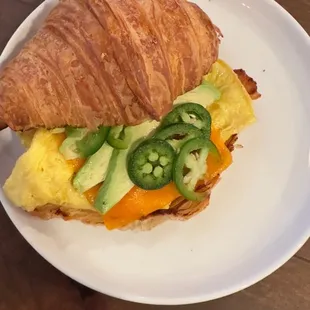 Delicious breakfast sandwich!