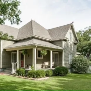 the front of the house