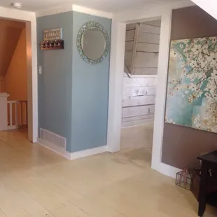 a view of a living room