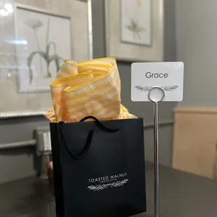 Tons of treasures to shop while you wait. Perfect place for a gift/gift card--they practically wrap it for you.