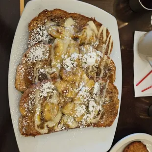 Bananas foster French toast