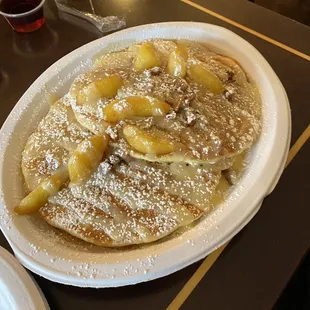 Apple Pecan Pancakes