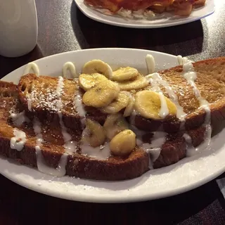 Bananas Pecan Foster French Toast