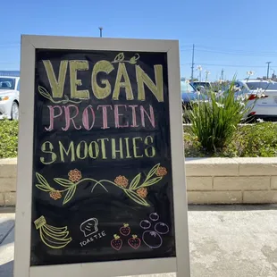 Real fruit smoothies and Vegan protein smoothies