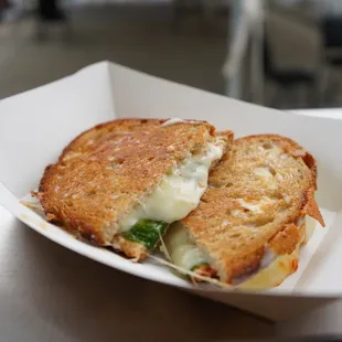 a grilled cheese sandwich