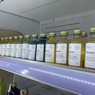 Juices made in house and bottled for take home