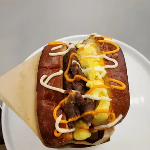 Bulgogi drop grilled sandwich