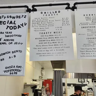 menu, sushi and sashimi