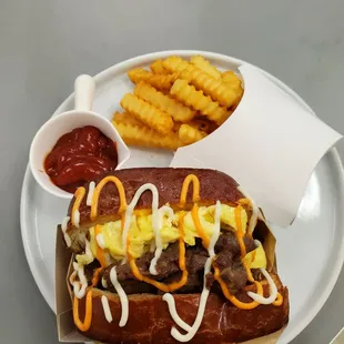 Bolgogi (beef) drop grilled toast meal