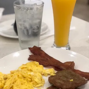 a glass of orange juice