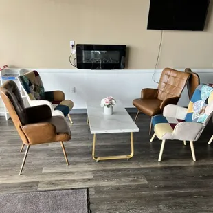 Inside view of conversation area