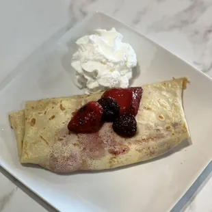 We have extended crepe selections